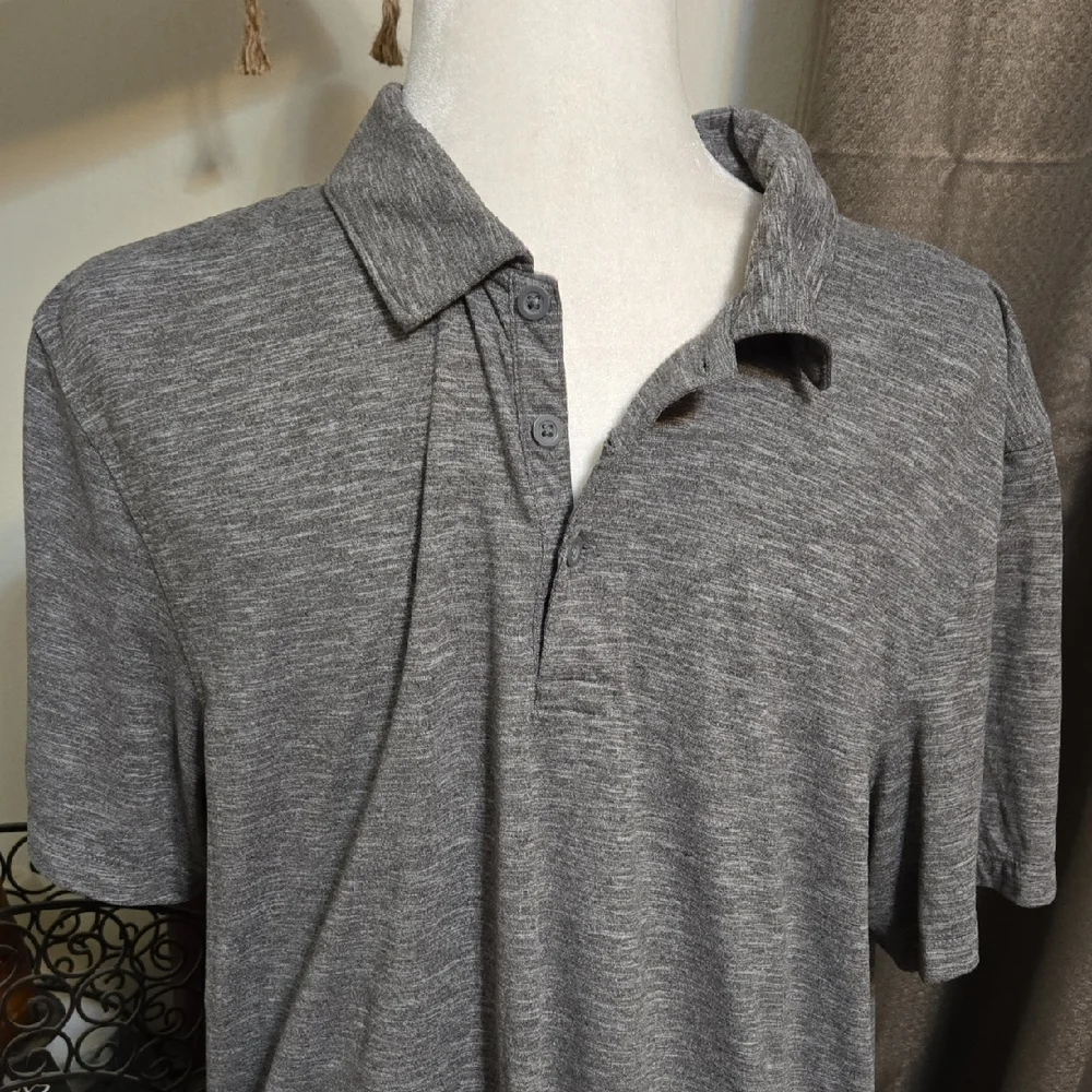 J. Crew Heather Gray Polo Shirt